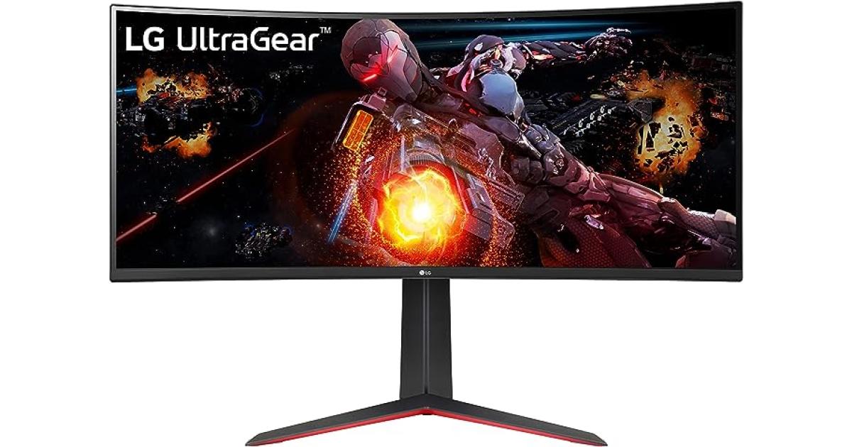 LG 34GP63AB Curved UltraGear™ QHD HDR 10 160Hz Monitor with Tilt